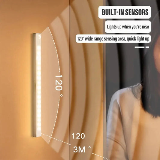 VisioTrend LED Motion Sensor Light – Rechargeable Wireless Night Light